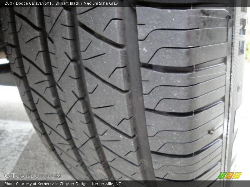Brilliant Black / Medium Slate Gray 2007 Dodge Caravan SXT