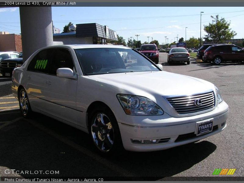 Crystal White / Ash 2004 Lexus LS 430