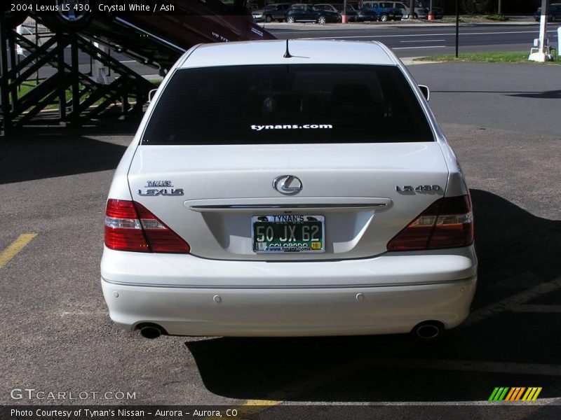 Crystal White / Ash 2004 Lexus LS 430