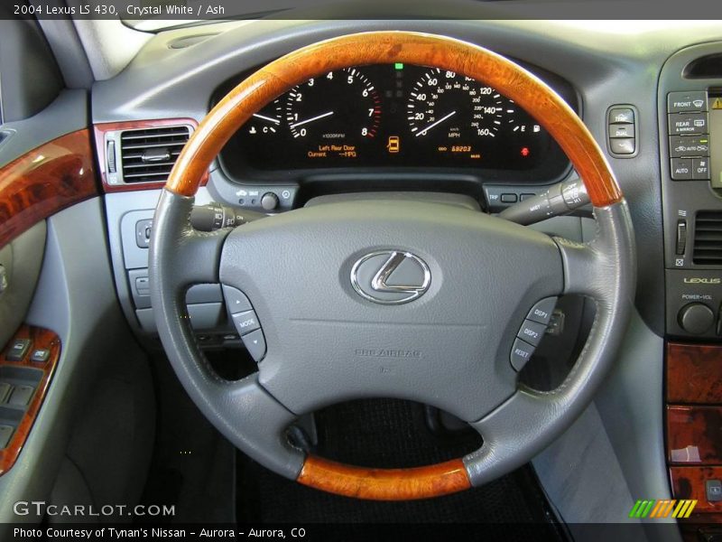Crystal White / Ash 2004 Lexus LS 430