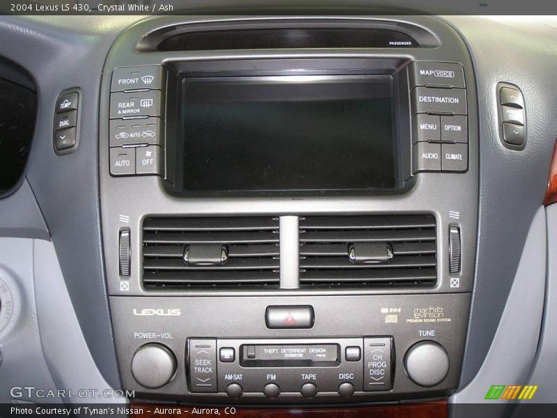 Crystal White / Ash 2004 Lexus LS 430