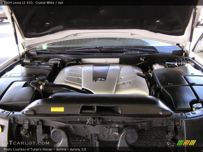 Crystal White / Ash 2004 Lexus LS 430