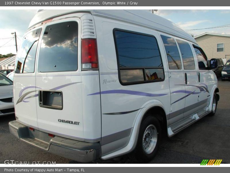 Olympic White / Gray 1997 Chevrolet Chevy Van G1500 Passenger Conversion