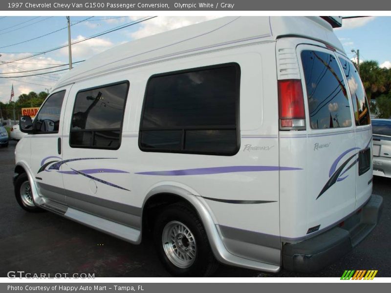 Olympic White / Gray 1997 Chevrolet Chevy Van G1500 Passenger Conversion