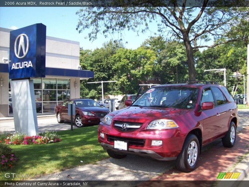 Redrock Pearl / Saddle/Black 2006 Acura MDX