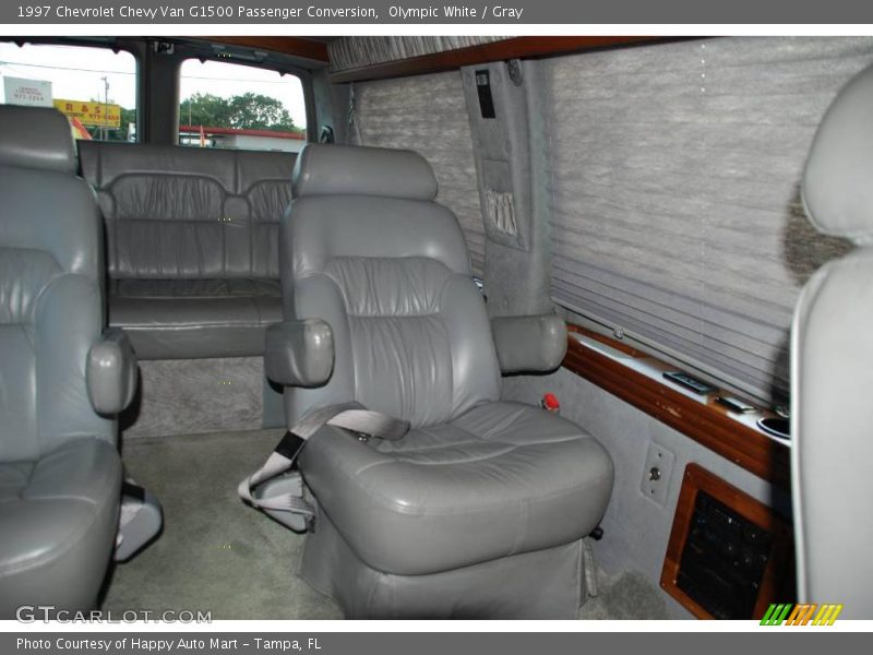 Olympic White / Gray 1997 Chevrolet Chevy Van G1500 Passenger Conversion
