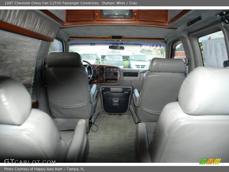 Olympic White / Gray 1997 Chevrolet Chevy Van G1500 Passenger Conversion