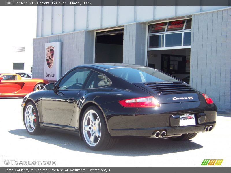 Black / Black 2008 Porsche 911 Carrera 4S Coupe