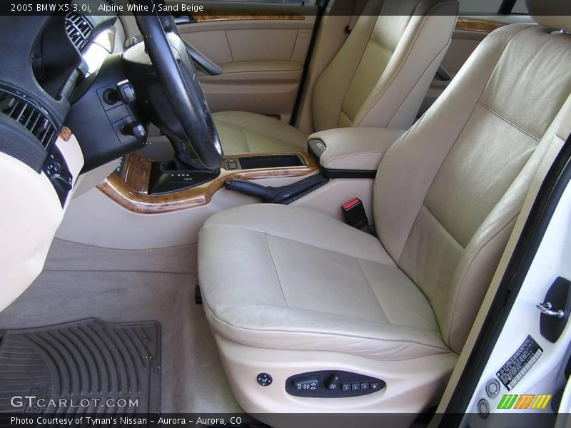 Alpine White / Sand Beige 2005 BMW X5 3.0i