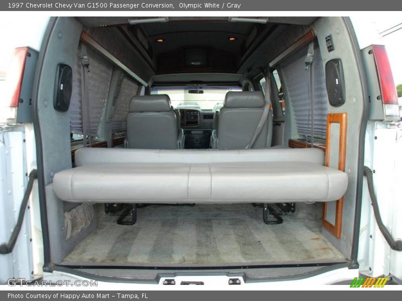 Olympic White / Gray 1997 Chevrolet Chevy Van G1500 Passenger Conversion