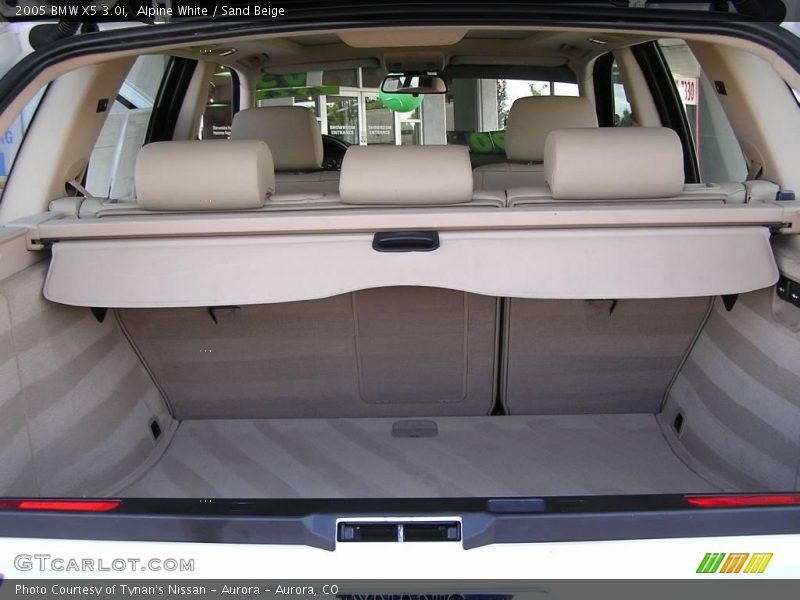Alpine White / Sand Beige 2005 BMW X5 3.0i
