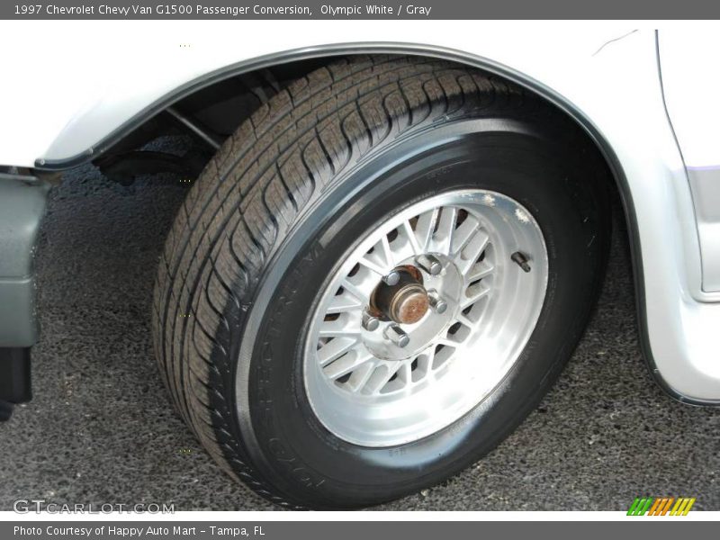 Olympic White / Gray 1997 Chevrolet Chevy Van G1500 Passenger Conversion