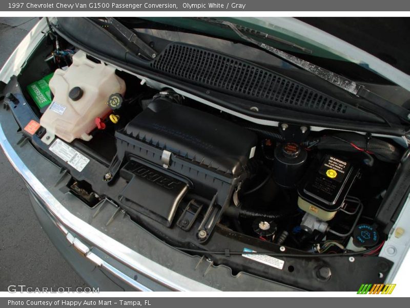 Olympic White / Gray 1997 Chevrolet Chevy Van G1500 Passenger Conversion