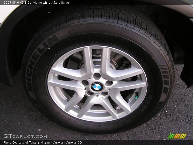 Alpine White / Sand Beige 2005 BMW X5 3.0i