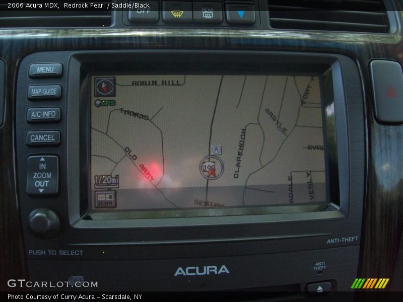 Redrock Pearl / Saddle/Black 2006 Acura MDX