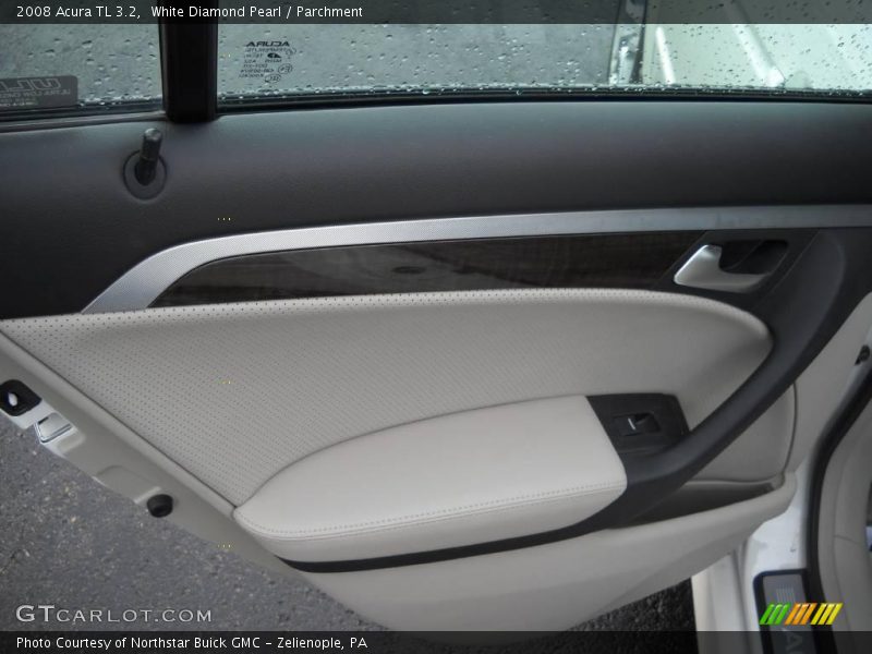 White Diamond Pearl / Parchment 2008 Acura TL 3.2