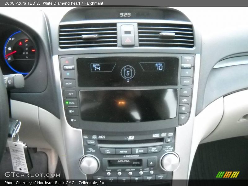 White Diamond Pearl / Parchment 2008 Acura TL 3.2