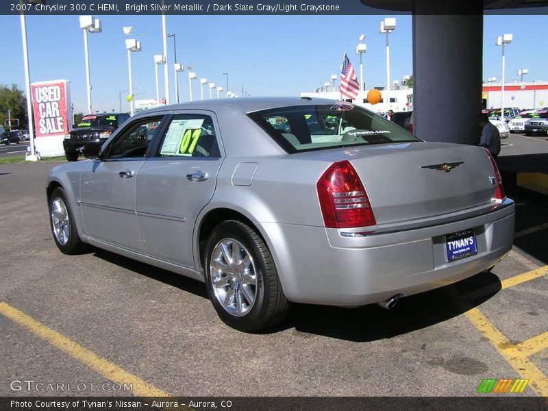 Bright Silver Metallic / Dark Slate Gray/Light Graystone 2007 Chrysler 300 C HEMI