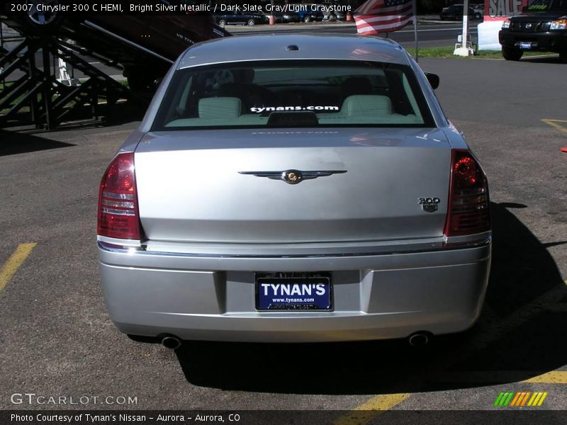 Bright Silver Metallic / Dark Slate Gray/Light Graystone 2007 Chrysler 300 C HEMI