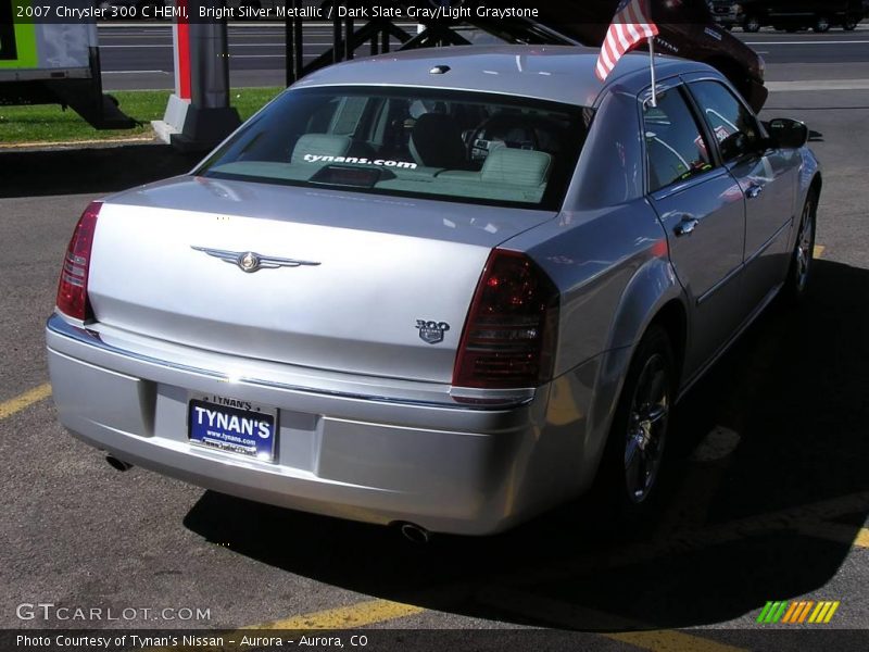 Bright Silver Metallic / Dark Slate Gray/Light Graystone 2007 Chrysler 300 C HEMI