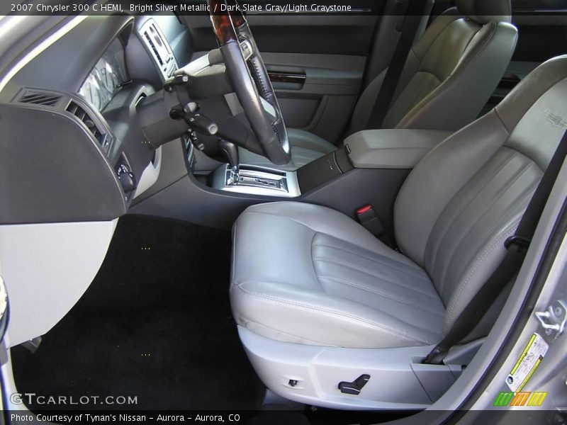Bright Silver Metallic / Dark Slate Gray/Light Graystone 2007 Chrysler 300 C HEMI