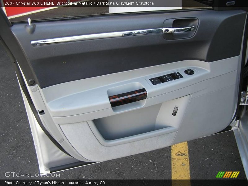 Bright Silver Metallic / Dark Slate Gray/Light Graystone 2007 Chrysler 300 C HEMI