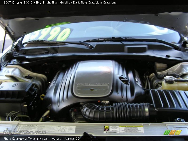 Bright Silver Metallic / Dark Slate Gray/Light Graystone 2007 Chrysler 300 C HEMI