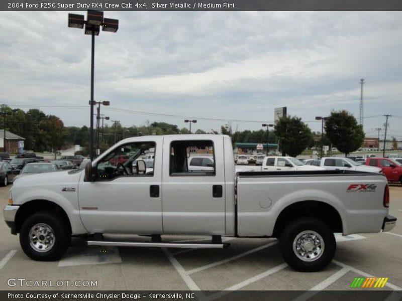 Silver Metallic / Medium Flint 2004 Ford F250 Super Duty FX4 Crew Cab 4x4