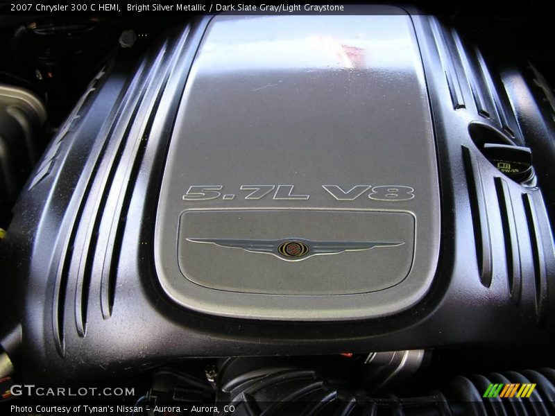 Bright Silver Metallic / Dark Slate Gray/Light Graystone 2007 Chrysler 300 C HEMI