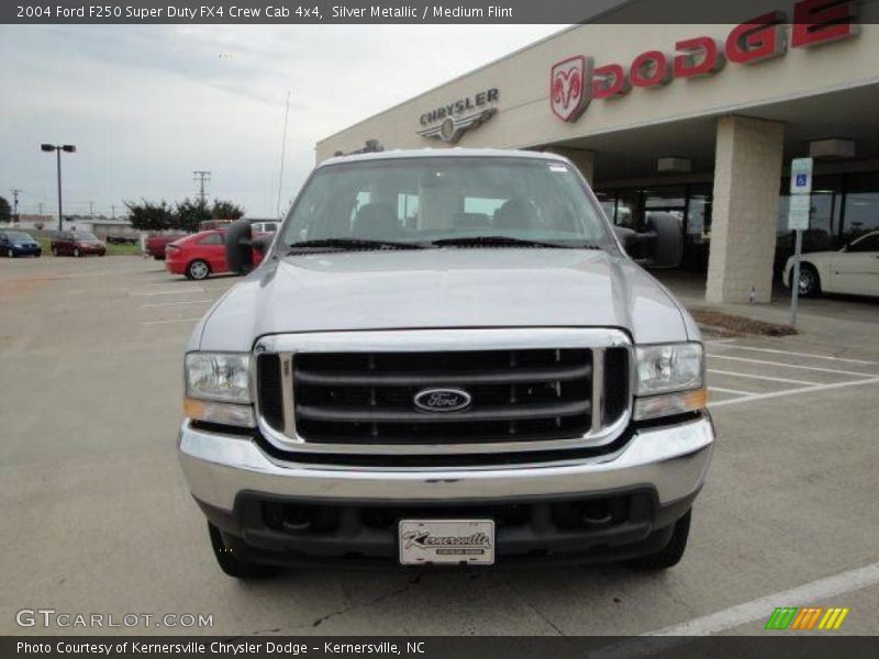 Silver Metallic / Medium Flint 2004 Ford F250 Super Duty FX4 Crew Cab 4x4