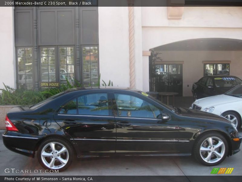 Black / Black 2006 Mercedes-Benz C 230 Sport