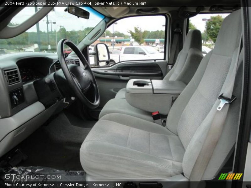 Silver Metallic / Medium Flint 2004 Ford F250 Super Duty FX4 Crew Cab 4x4