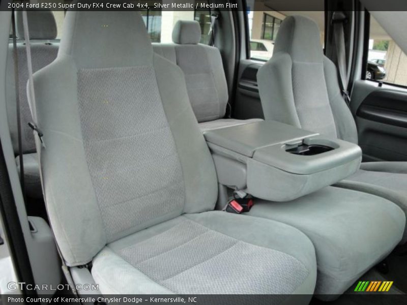 Silver Metallic / Medium Flint 2004 Ford F250 Super Duty FX4 Crew Cab 4x4