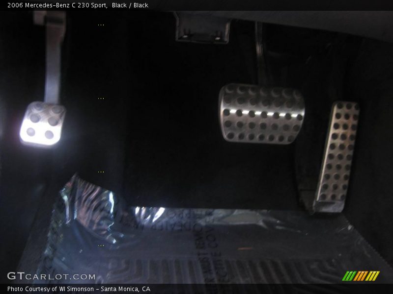 Black / Black 2006 Mercedes-Benz C 230 Sport