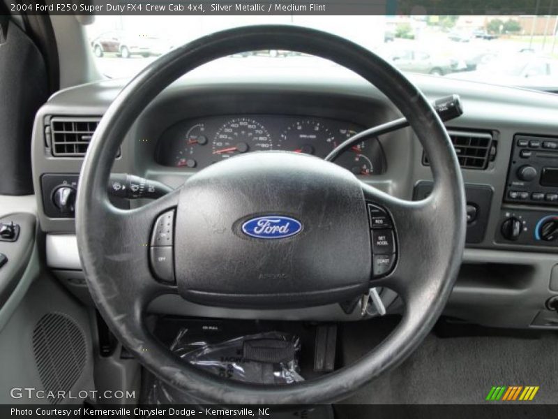 Silver Metallic / Medium Flint 2004 Ford F250 Super Duty FX4 Crew Cab 4x4