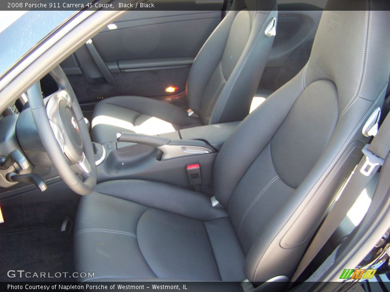 Black / Black 2008 Porsche 911 Carrera 4S Coupe