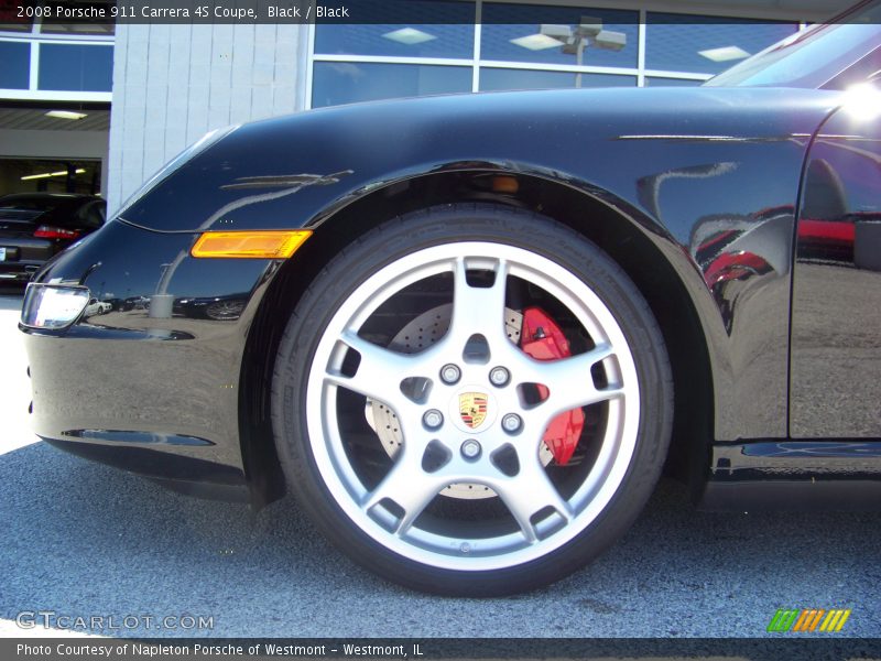 Black / Black 2008 Porsche 911 Carrera 4S Coupe