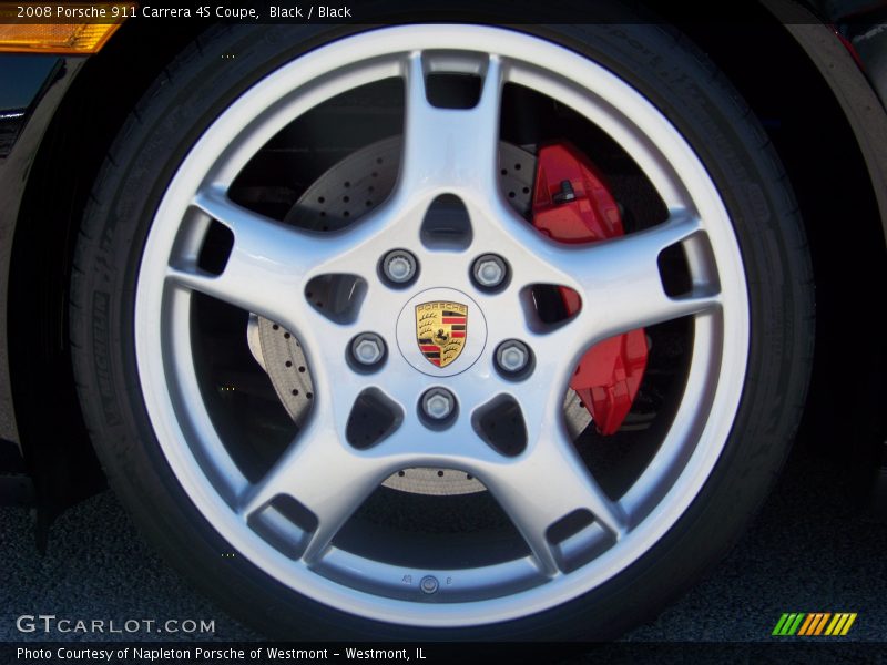 Black / Black 2008 Porsche 911 Carrera 4S Coupe