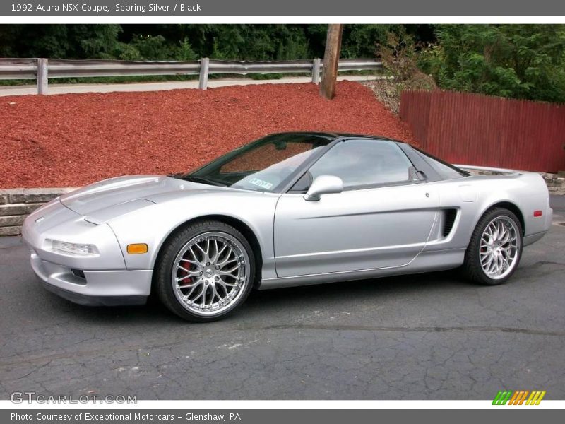 Sebring Silver / Black 1992 Acura NSX Coupe