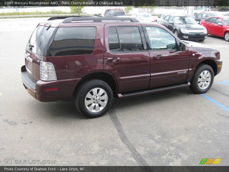 Dark Cherry Metallic / Charcoal Black 2007 Mercury Mountaineer AWD