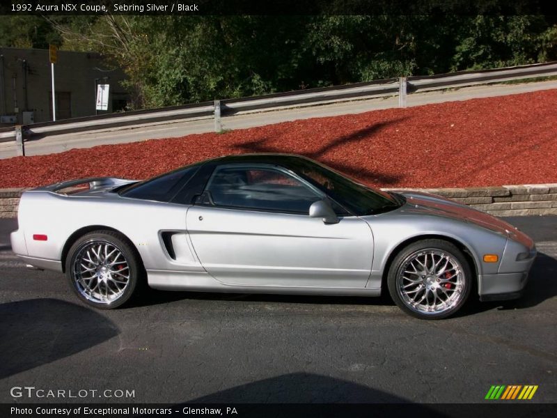 Sebring Silver / Black 1992 Acura NSX Coupe
