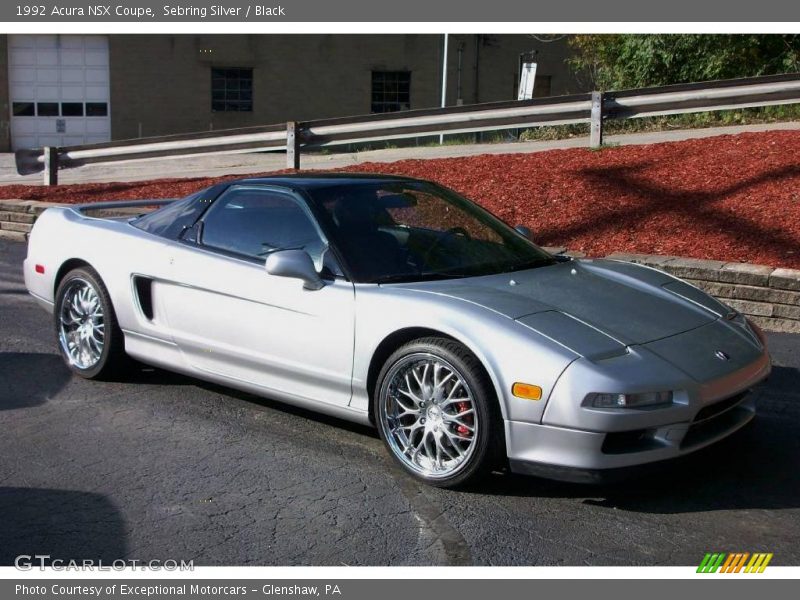 Sebring Silver / Black 1992 Acura NSX Coupe