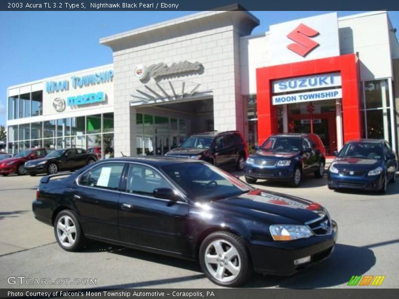 Nighthawk Black Pearl / Ebony 2003 Acura TL 3.2 Type S
