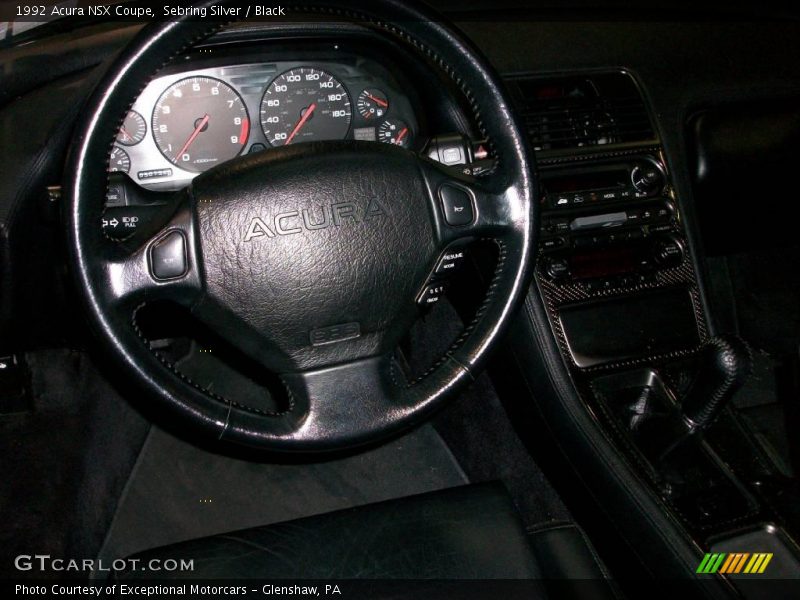 Sebring Silver / Black 1992 Acura NSX Coupe