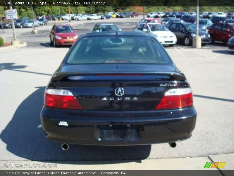 Nighthawk Black Pearl / Ebony 2003 Acura TL 3.2 Type S