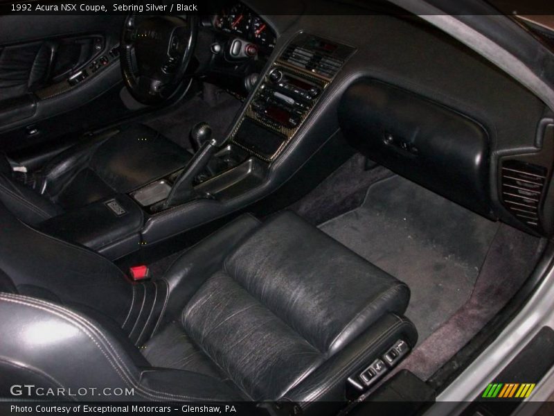 Sebring Silver / Black 1992 Acura NSX Coupe