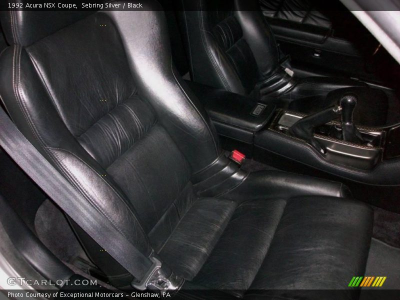 Sebring Silver / Black 1992 Acura NSX Coupe