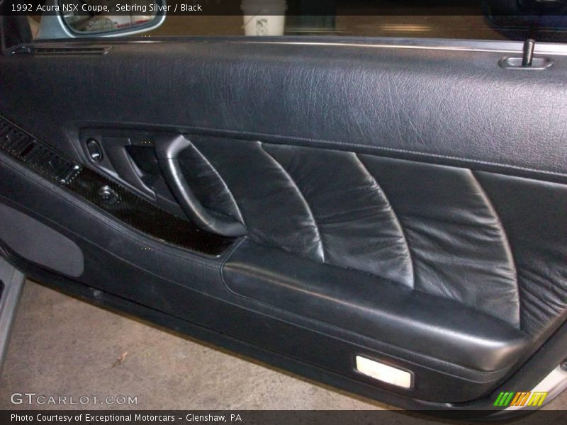 Sebring Silver / Black 1992 Acura NSX Coupe