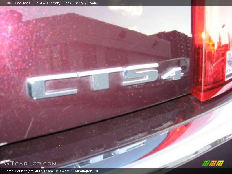 Black Cherry / Ebony 2008 Cadillac CTS 4 AWD Sedan