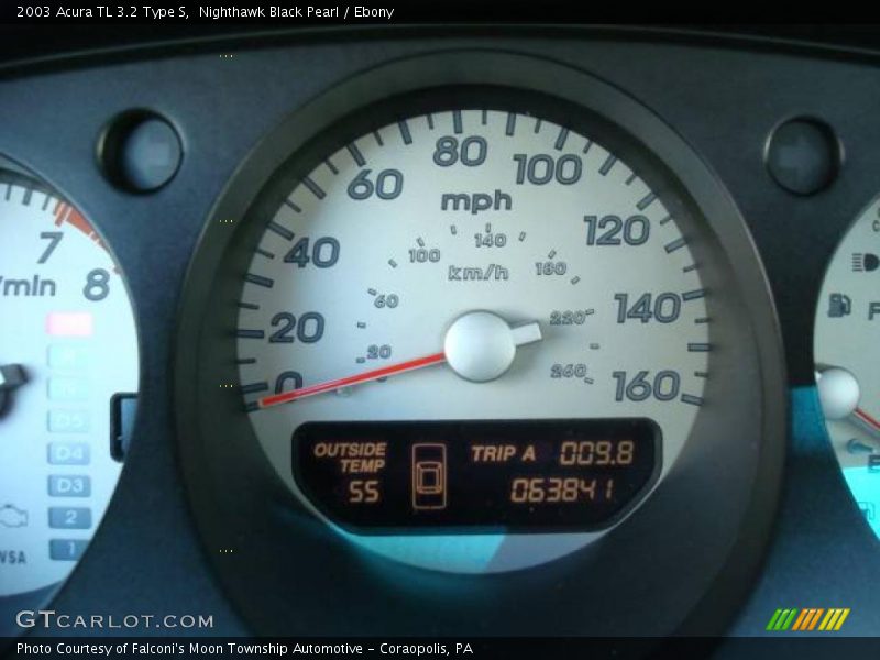 Nighthawk Black Pearl / Ebony 2003 Acura TL 3.2 Type S